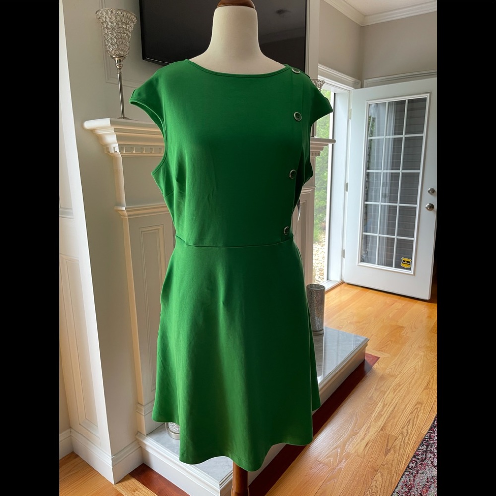 NWT Side Button Flare Dress - XL